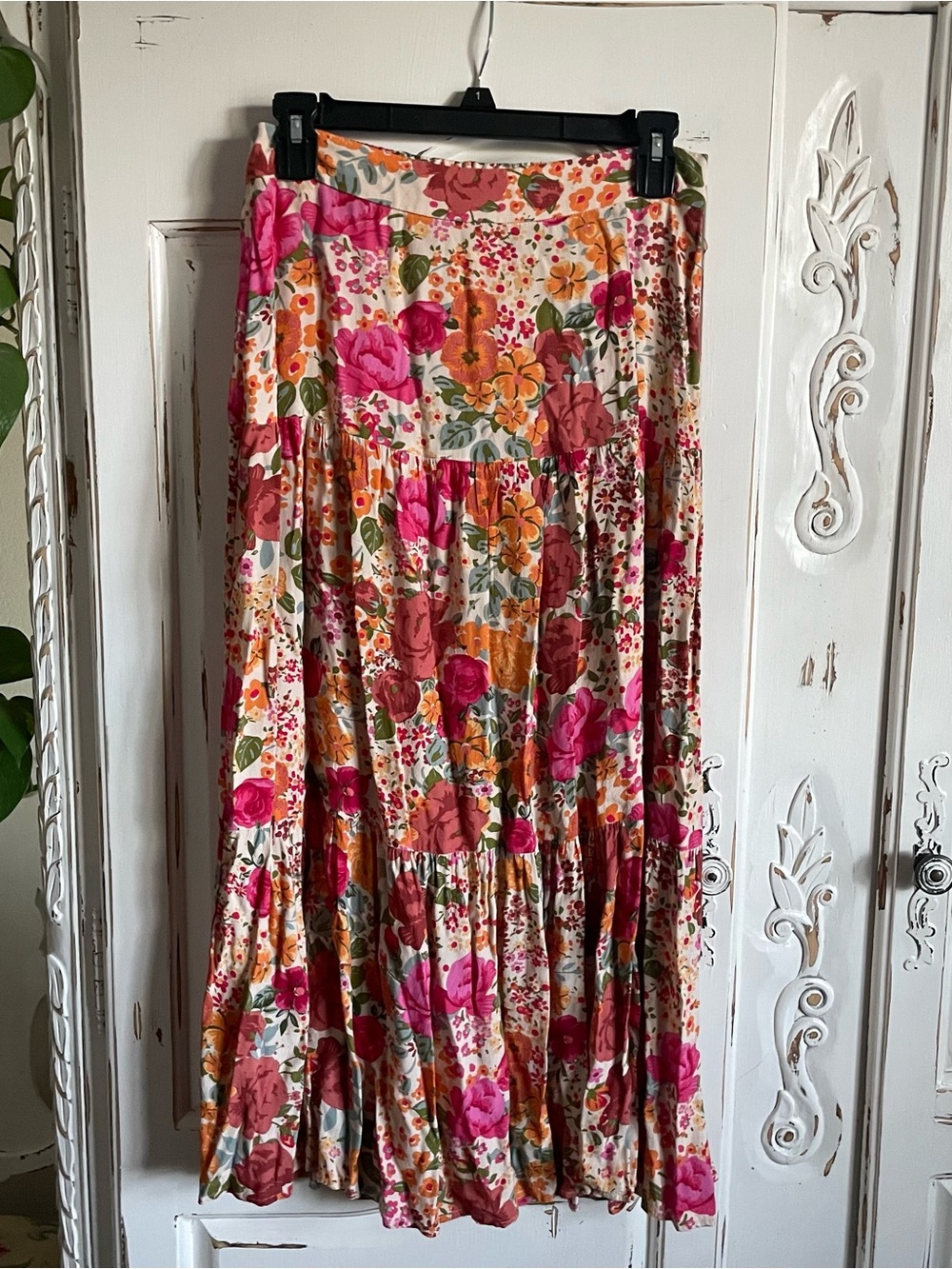 Sezane Tammie Skirt in Eden Print
